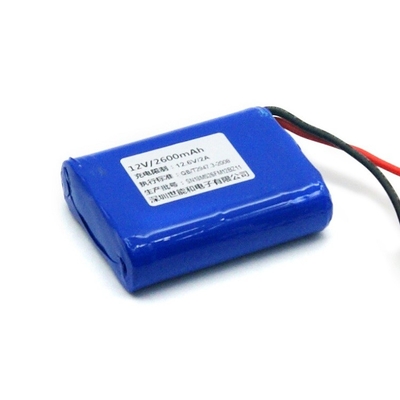 Câmeras recarregáveis do ciclo de longa vida 12v 2.6ah Li Ion Battery Pack For Digital