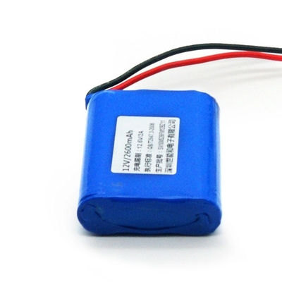 Câmeras recarregáveis do ciclo de longa vida 12v 2.6ah Li Ion Battery Pack For Digital