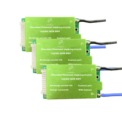 ODM 0.065mm Li Ion Battery BMS, PWB BMS 10S 36V 15A da bateria de lítio
