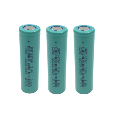 A pilha de bateria de alta tensão de 3.6Volt 2600Mah 18650 1000 vezes dá um ciclo