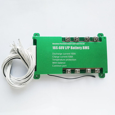 Suporte a bateria BMS Common Port 16S 48V 100A BMS Screw Type de 85v LiFePO4