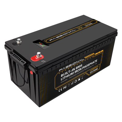 Bloco recarregável da bateria de lítio LiFePO4 da longa vida 12v 150ah para a energia solar do rv