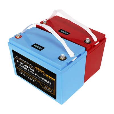 Do bloco recarregável da bateria de lítio de LFP azul impermeável 12v 100ah Lifepo4