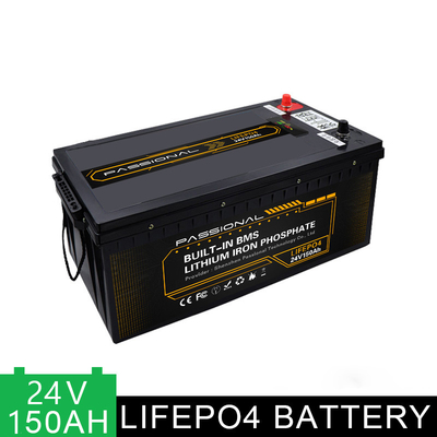 Bloco elétrico 24V 150Ah da bateria do armazenamento de energia LFP do sistema solar da empilhadeira EV com BMS