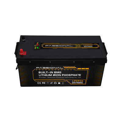 Bloco elétrico 24V 150Ah da bateria do armazenamento de energia LFP do sistema solar da empilhadeira EV com BMS