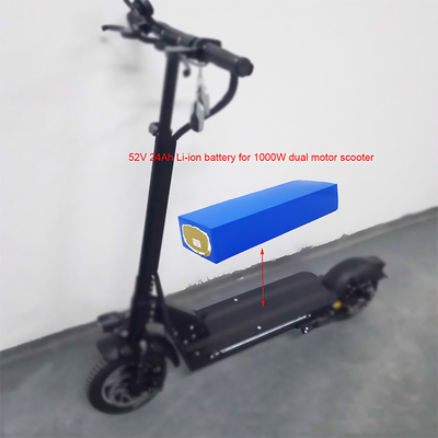 &quot;trotinette&quot; de motor duplo poderoso de 52v 24ah Li Ion Battery Pack For 1000w