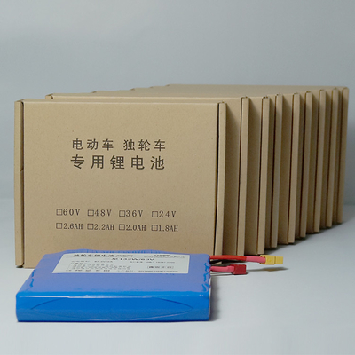 60v Li Ion Battery Pack, bateria elétrica customizável do Unicycle