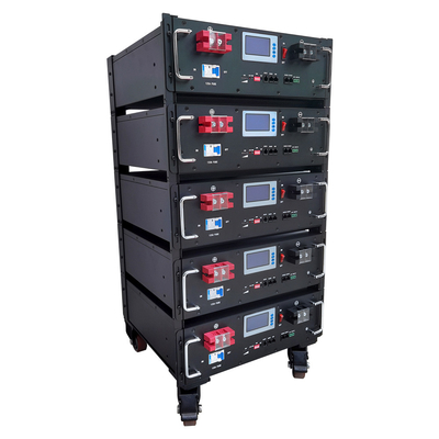 o bloco da bateria de lítio de 51.2v 100ah 5kwh Lifepo4 submete o tipo montado