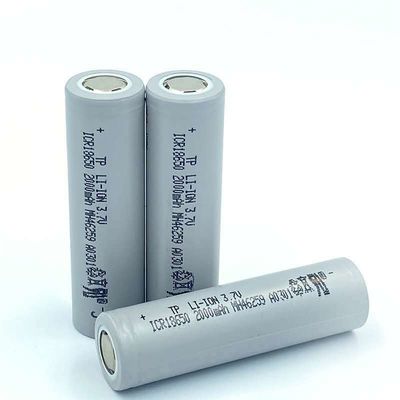3,7 pilha de bateria do íon 18650 do lítio da pilha de bateria 10C de V 2000mah 18650 para o carrinho de golfe