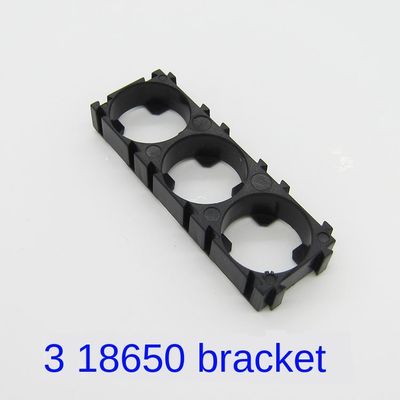 Suporte de 2 células do suporte da bateria 18.4mm do lítio do suporte de sustentação ABS707 da bateria 18650 18650 de 3 células