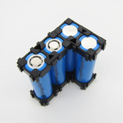 Suporte de 2 células do suporte da bateria 18.4mm do lítio do suporte de sustentação ABS707 da bateria 18650 18650 de 3 células