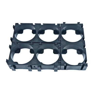 Suporte de 6 células da bateria do universal do suporte 18.4mm da esponja 18650 do suporte de sustentação da bateria
